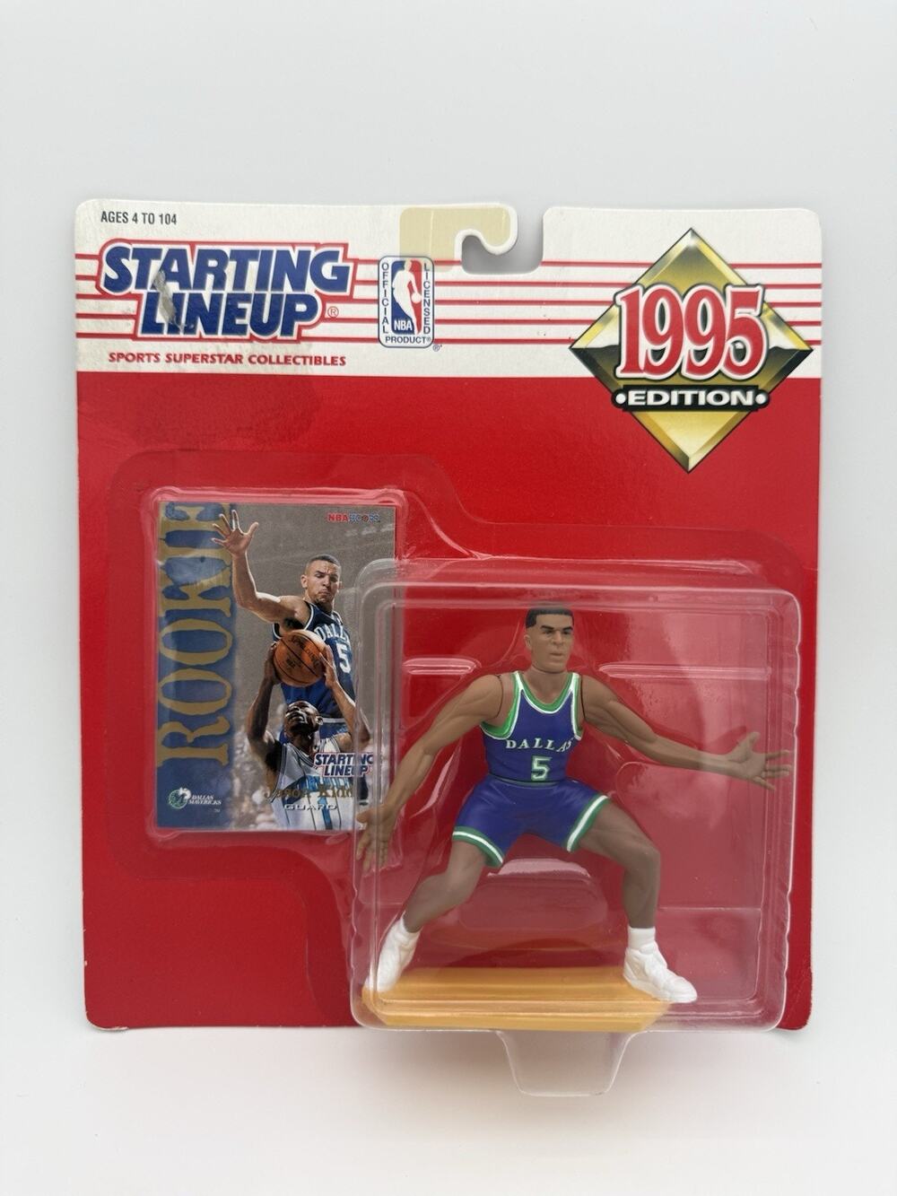 1995 JASON KIDD ROOKIE STARTING LINEUP FIGURE DALLAS MAVERICKS